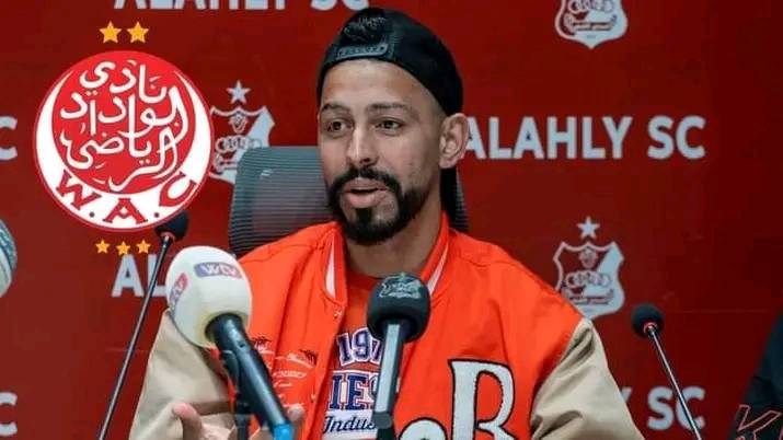 محمود بنحليب على طاولة الوداد 1 محمود بنحليب