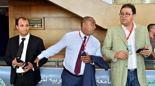 الناصيري وآيت منا يرافقان بعثة المنتخب الى قطر 1 سعيد الناصيري فوزي لقجع هشام آيت منا