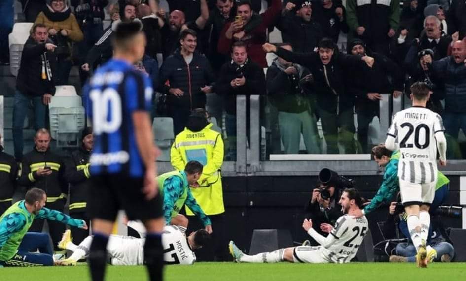 يوفنتوس يفوز في قمة الكالتشيو على انتر ميلان بهدفين دون رد 1 يوفنتوس انتر ميلان