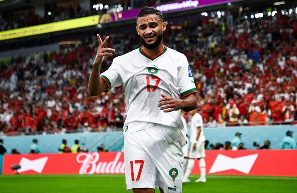 لقطة خروج سفيان بوفال خلال مباراة المغرب و بلجيكا وانفعاله على المدرب وليد الركراكي 1 لقطة خروج سفيان بوفال خلال مباراة المغرب و بلجيكا وانفعاله على المدرب وليد الركراكي