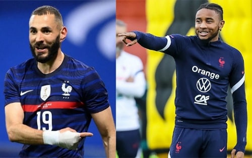 كريم بنزيما كريستوفر نكونكو كأس العالم قطر 2022