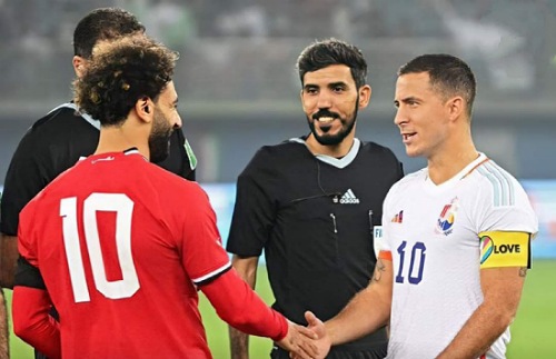 بلجيكا تنهزم أمام مصر قبل المونديال 1 مصر بلجيكا محمد صلاح هازارد كأس العالم قطر 2022