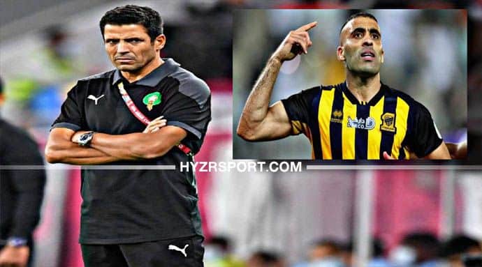 الحسين عموتة : فكرت في استدعاء حمد الله لبطولة كأس العرب ، لكن بعض الأشخاص نصحوني بعدم استعدائه 1 الحسين عموتة عبد الرزاق حمد الله