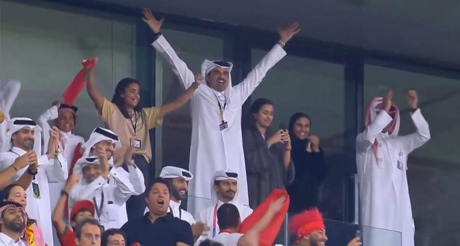 غياب أمير دولة قطر عن مباراة المغرب و فرنسا يعزز نظرية المؤامرة لحرمان الأسود من نهائي المونديال