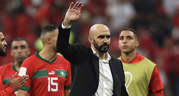 وليد الركراكي :"كنطلب المسامحة من المغاربة ، ومكتابش لينا نتأهلو" 1 وليد الركراكي :"كنطلب المسامحة من المغاربة ، ومكتابش لينا نتأهلو"