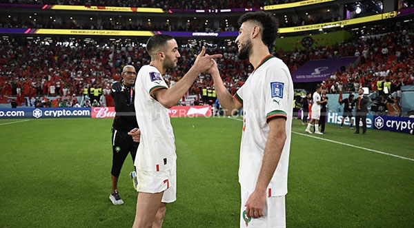 زياش و مزراوي يتبرعان بمنحتيهما في كأس العالم 1 زياش و مزراوي يتبرعان بمنحتيهما في كأس العالم