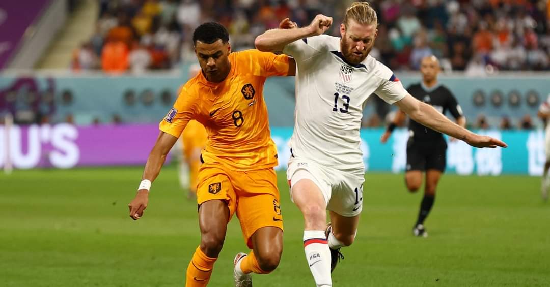 هولندا تتأهل الى دور ربع نهائي كأس العالم قطر 2022 بعد فوزها على أمريكا 1 هولندا تتأهل الى دور ربع نهائي كأس العالم قطر 2022 بعد فوزها على أمريكا
