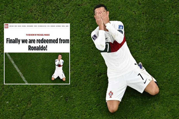 صحيفة بيلد تفجرها بعد فوز المغرب على البرتغال : "أخيرا تخلصنا من كريستيانو رونالدو" 1 صحيفة بيلد تفجرها بعد فوز المغرب على البرتغال : "أخيرا تخلصنا من كريستيانو رونالدو"