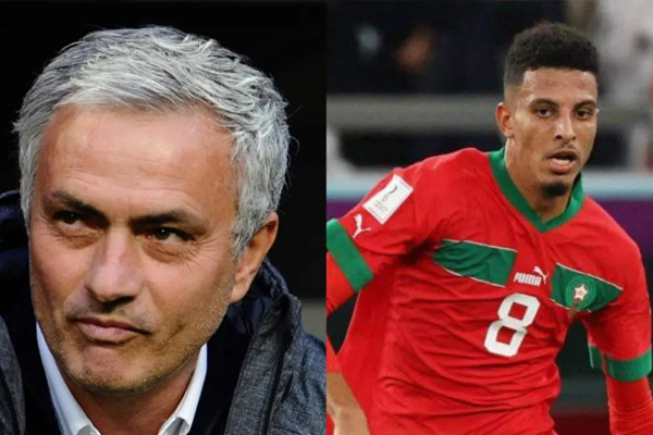 جوزيه مورينيو يشيد بأداء لاعب المنتخب المغربي عز الدين أوناحي خلال المونديال 1 جوزيه مورينيو يشيد بأداء لاعب المنتخب المغربي عز الدين أوناحي خلال المونديال