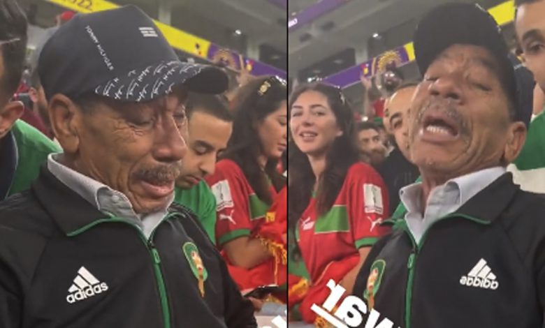 تأثر وبكاء والد اللاعب يوسف النصيري بعد تسجيله الهدف الثاني أمام كندا