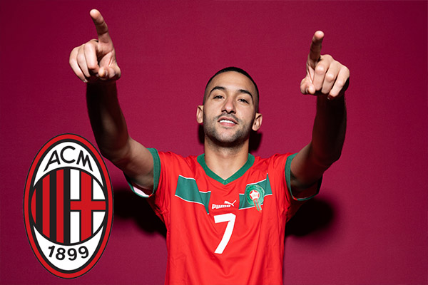 ميلان ينسحب من صفقة زياش بسبب ارتفاع أسهمه بعد المونديال 1 ميلان ينسحب من صفقة زياش بسبب ارتفاع أسهمه بعد المونديال