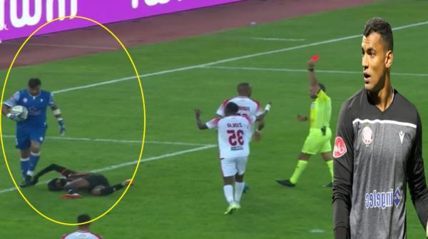 الجامعة توقف الحارس التكناوتي ل3 مباريات بعد اعتدائه على لاعب الجيش 1 الجامعة توقف الحارس التكناوتي ل3 مباريات بعد اعتدائه على لاعب الجيش