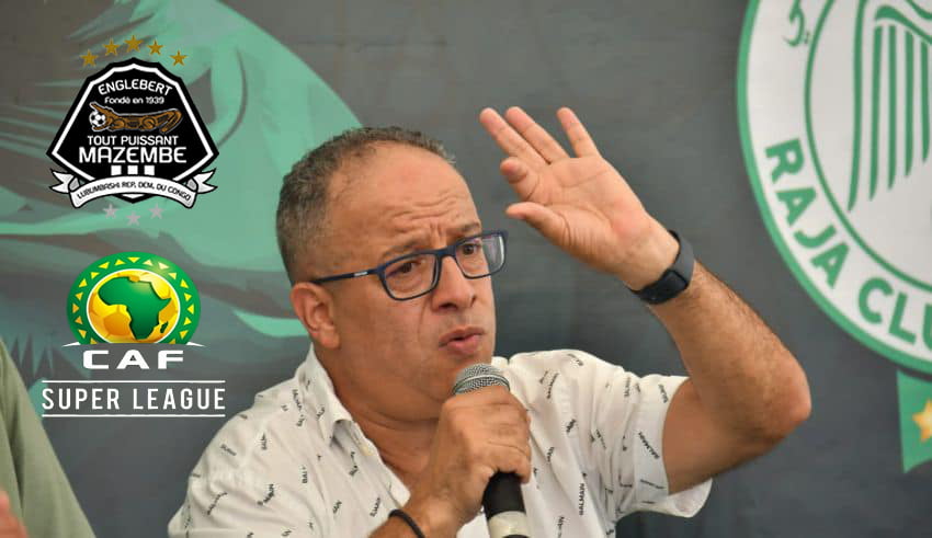 مازيمبي بدل الرجاء في السوبر ليغ الإفريقي ، والبدراوي في ورطة حقيقية 1 مازيمبي بدل الرجاء في السوبر ليغ الإفريقي ، والبدراوي في ورطة حقيقية