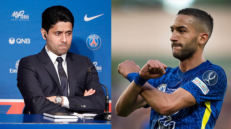 ناصر الخليفي يقرر قطع علاقات باريس سان جيرمان مع تشيلسي بعد واقعة زياش 1 ناصر الخليفي يقرر قطع علاقات باريس سان جيرمان مع تشيلسي بعد واقعة زياش