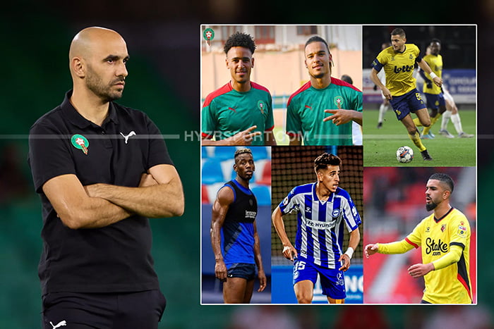 الركراكي يعزز صفوف المنتخب بـ3 وجوه جديدة ، ويعيد 3 أسماء غابت عن مونديال قطر