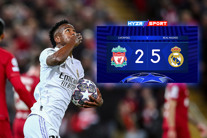 ملخص مباراة ريال مدريد و ليفربول في دوري أبطال أوروبا - ذهاب دور الـ16
