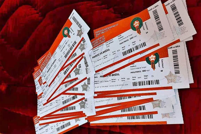 تذاكر مباراة المغرب والبرازيل تصل لـ1500 درهم في السوق السوداء 1 تذاكر مباراة المغرب والبرازيل تصل لـ1500 درهم في السوق السوداء