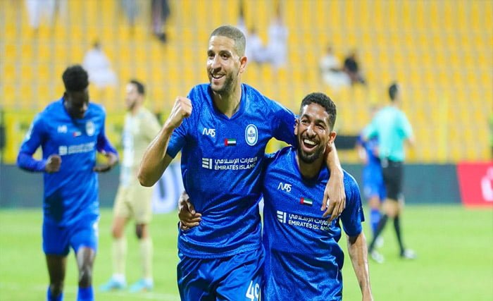 عادل تاعرابت يسجل بضربة مقصية رفقة النصر ويغادر بالبطاقة الحمراء