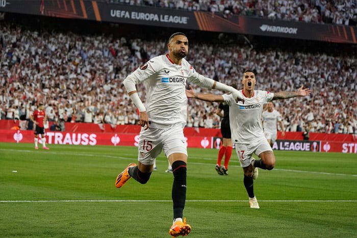 ملخص مباراة إشبيلية و مانشستر يونايتد في إياب ربع نهائي الدوري الأوروبي