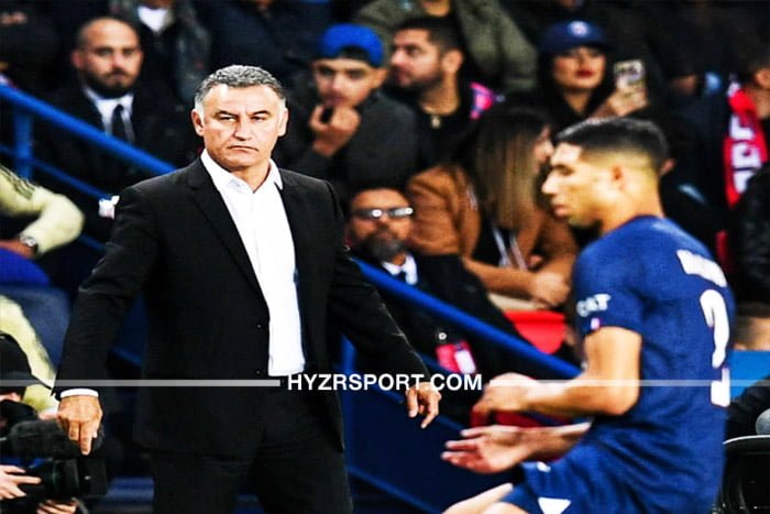 غالتييه يهاجم حكيمي بعد طرده : "ارتكب خطأ غبيا كلفنا الخسارة" 1 غالتييه يهاجم حكيمي بعد طرده : "ارتكب خطأ غبيا كلفنا الخسارة"