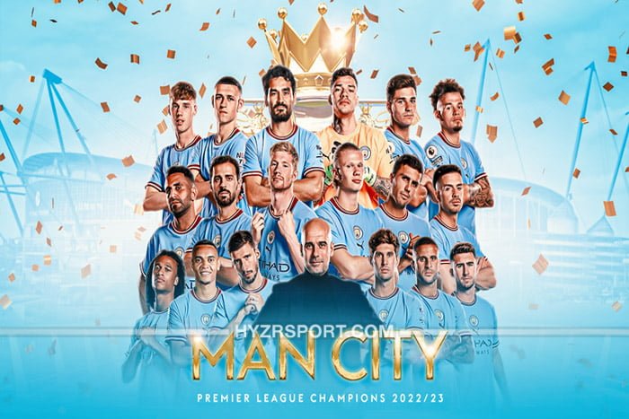 مانشستر سيتي يتوج بالبريمرليغ للموسم الثالث تواليا
