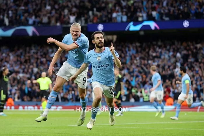 مانشستر سيتي الى نهائي دوري الأبطال للمرة الثانية في تاريخه 1 مانشستر سيتي الى نهائي دوري الأبطال للمرة الثانية في تاريخه