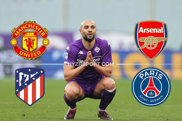 العروض تنهال على أمرابط وفيورنتينا ينتظر الصفقة الأغلى