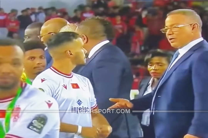 الداودي يوضح حقيقة عتاب لقجع بعد الخسارة أمام الاهلي