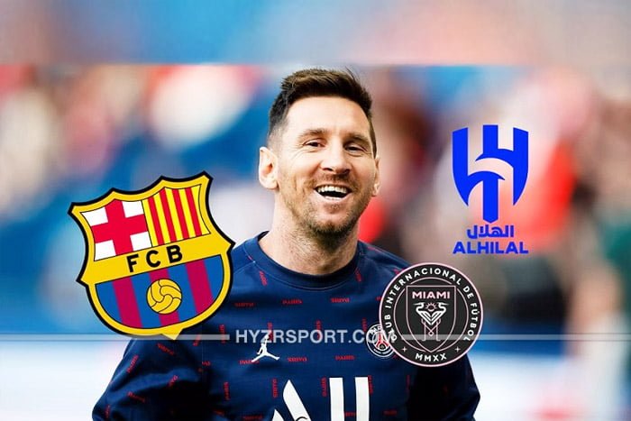 صراع أمريكي / سعودي لضم ميسي و برشلونة يبيع الوهم لجماهيره