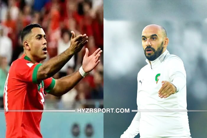 شديرة يصدم الركراكي و يغيب عن معكسر الأسود لهذا السبب