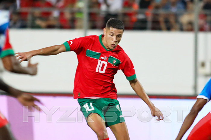 أمين حارث يسجل أول أهدافه مع المنتخب المغربي 1 أمين حارث يسجل أول أهدافه مع المنتخب المغربي